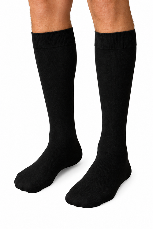 Men’s Naylon Black Mid Calf Socks