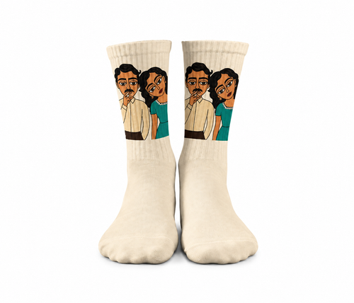 Retro Love Mid Calf Socks