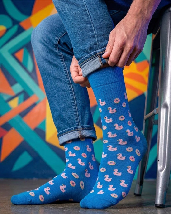 Float Blue Socks | Havana Socks