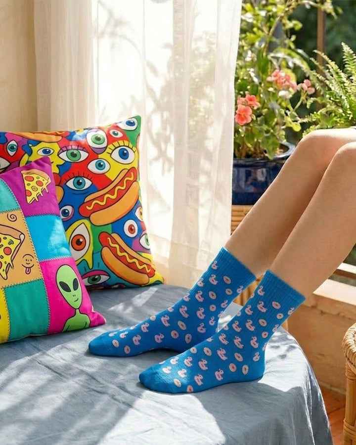 Float Blue Socks