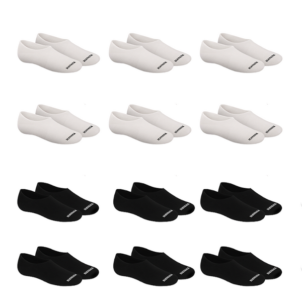 No Show Mix 12 Pack Socks