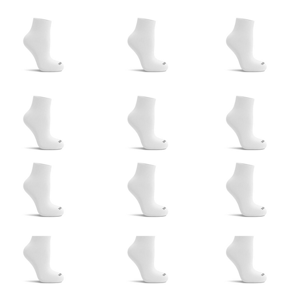Plain White Quarter Set Of 12