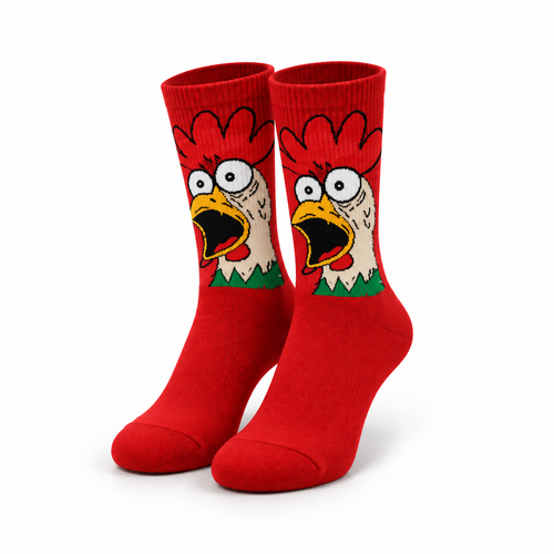 Red Rooster Socks