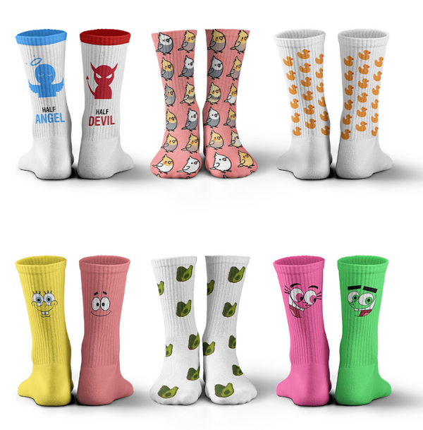Whimisical Socks Set Of 6