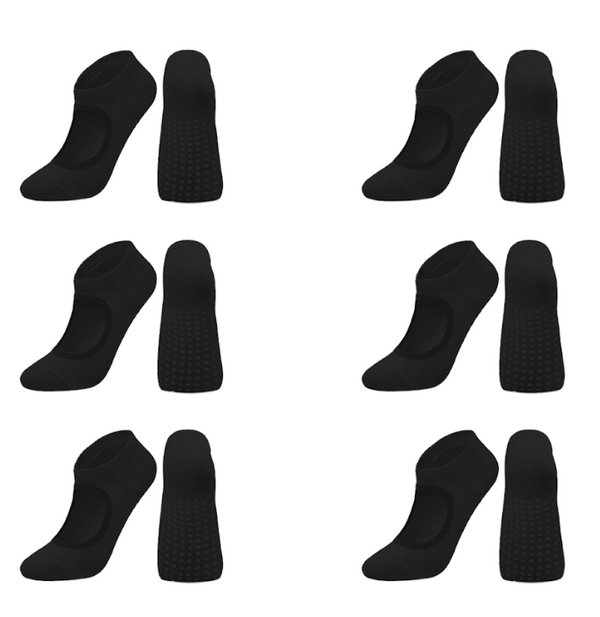 Yoga Silicon Black Set Of 6