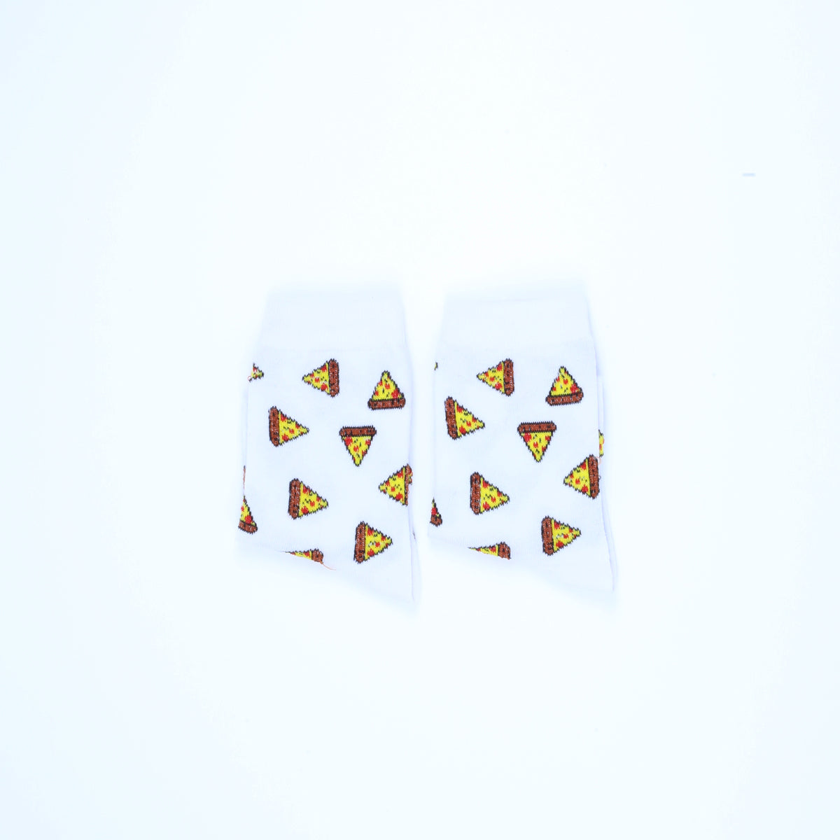 Pizza White socks