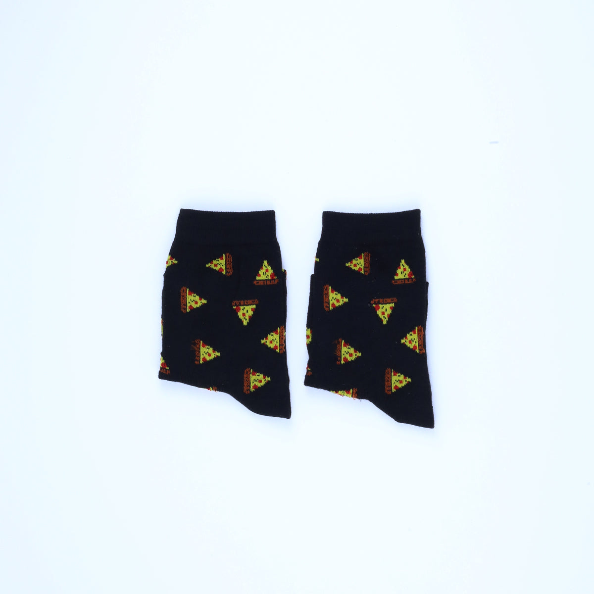 Pizza Black socks