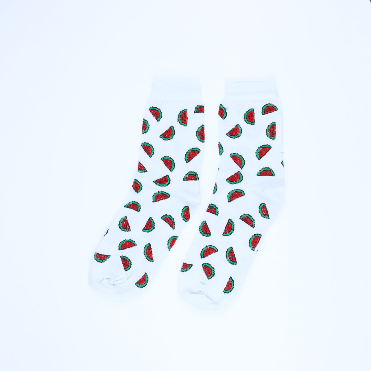 Watermelon White socks